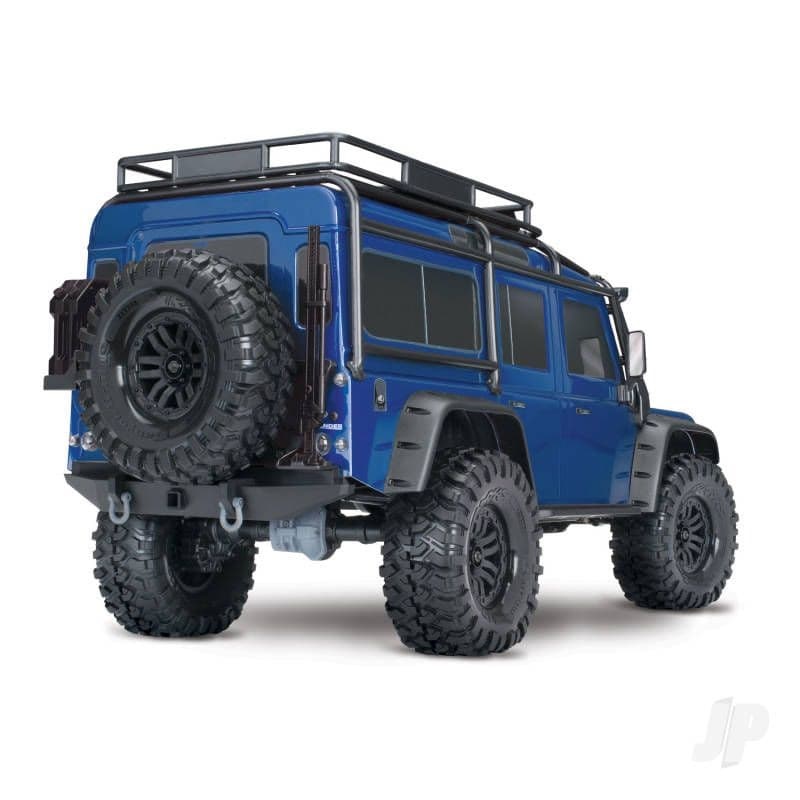 Traxxas TRX-4 1/10 Scale Trail Rock Crawler w/Land Rover Defender Body (Blue) w/XL-5 ESC & TQi 2.4GHz Radio